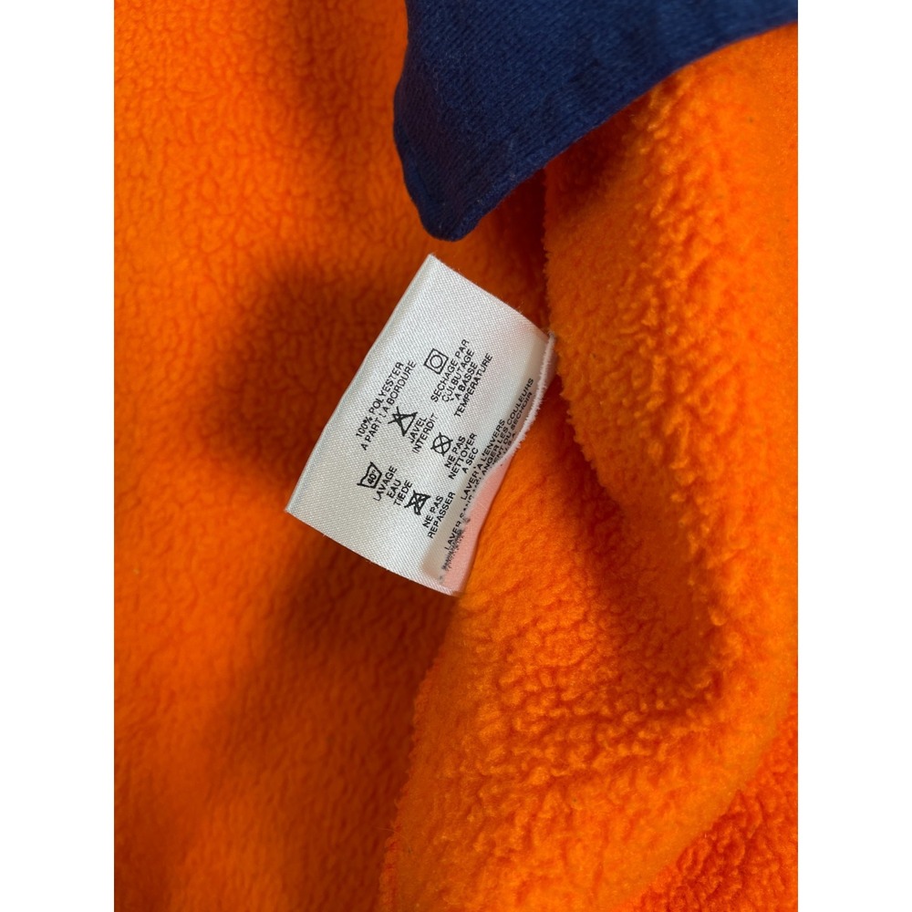 VTG 80s Patagonia Synchilla Snap T Fleece Jacket Mens Medium Orange Hiking USA - Picture 11 of 13
